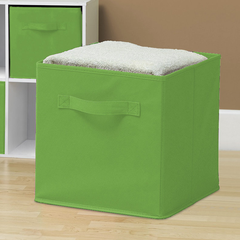 Symple Stuff Collapsible Foldable Storage Cube Basket Bin & Reviews